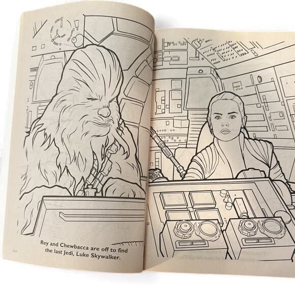 Star Wars Coloring & Learn to Draw Books - Very Good! - Picture 5 of 6